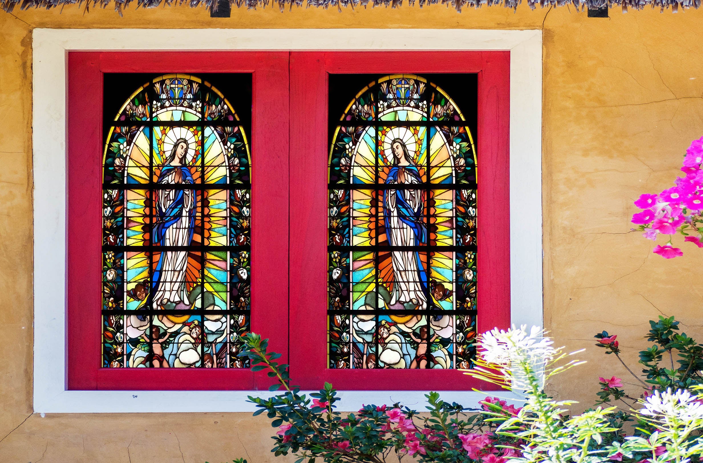 3D God Angel Religion 264 Window Film Print Sticker Cling Stained Glass UV Block