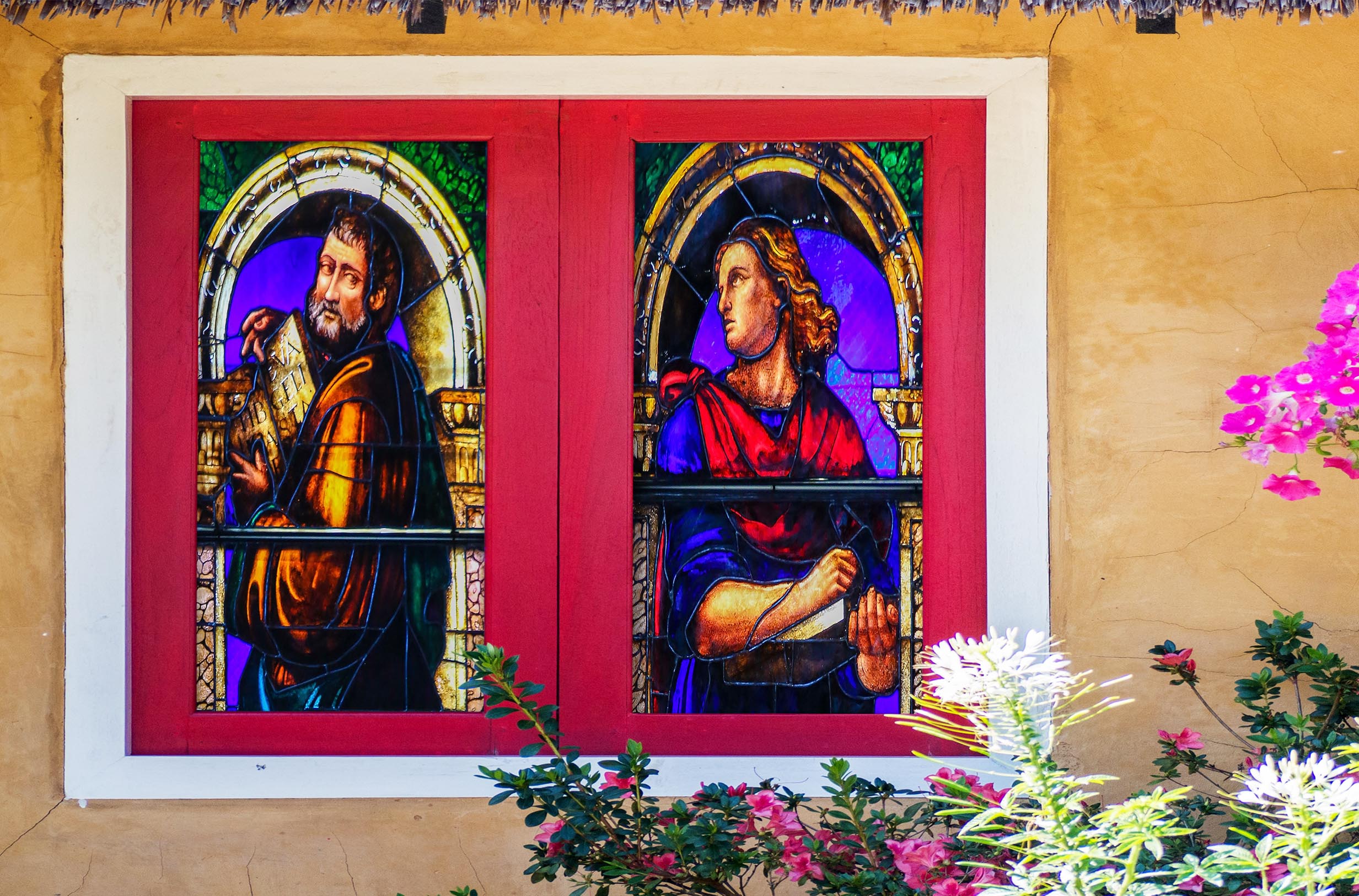 3D Religious Books 389 Window Film Print Sticker Cling Stained Glass UV Block