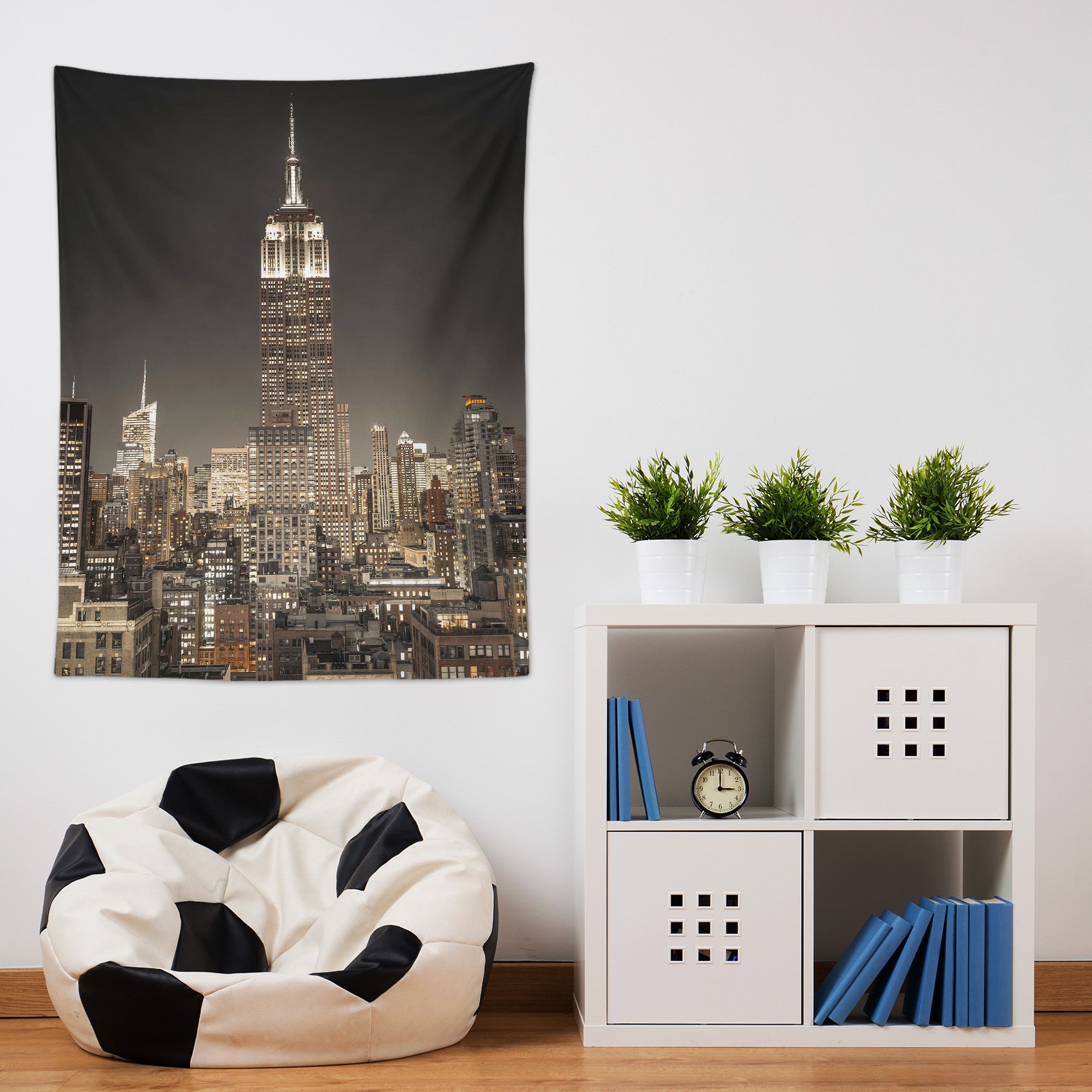3D High-Rise Building 11684 Assaf Frank Tapestry Hanging Cloth Hang