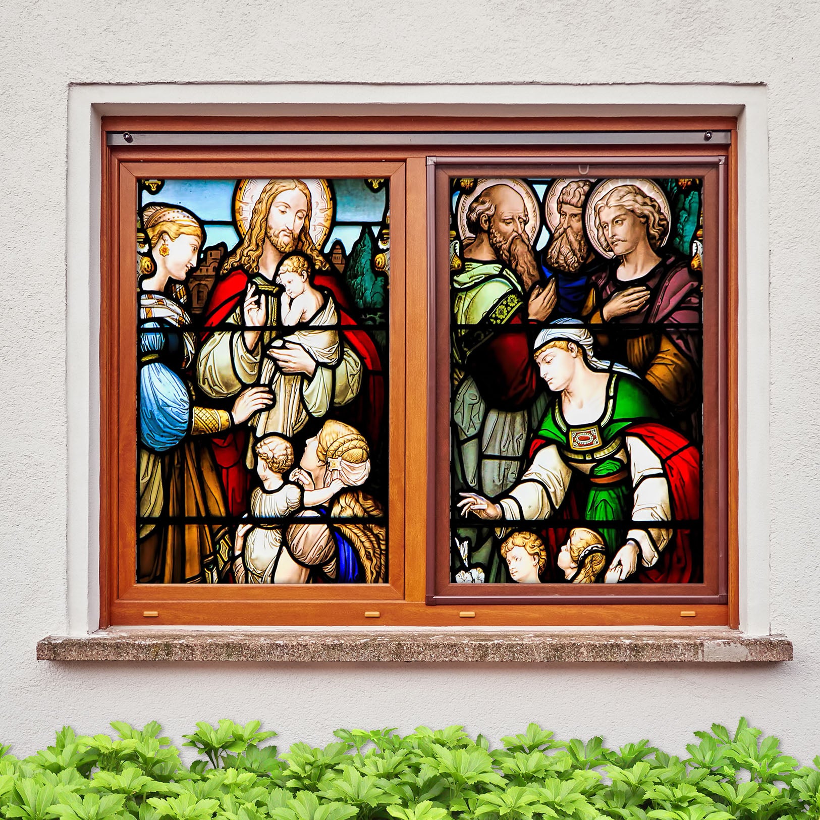 3D Cute Baby 163 Window Film Print Sticker Cling Stained Glass UV Block