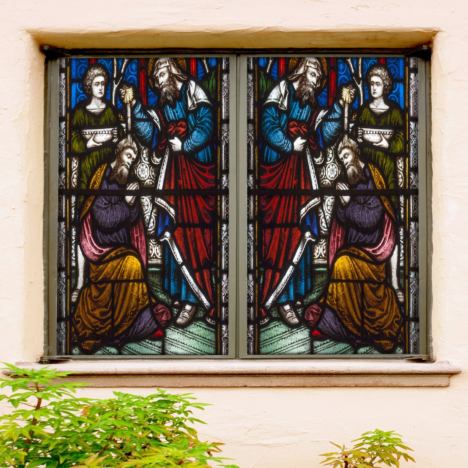 3D Believer Faith 189 Window Film Print Sticker Cling Stained Glass UV Block