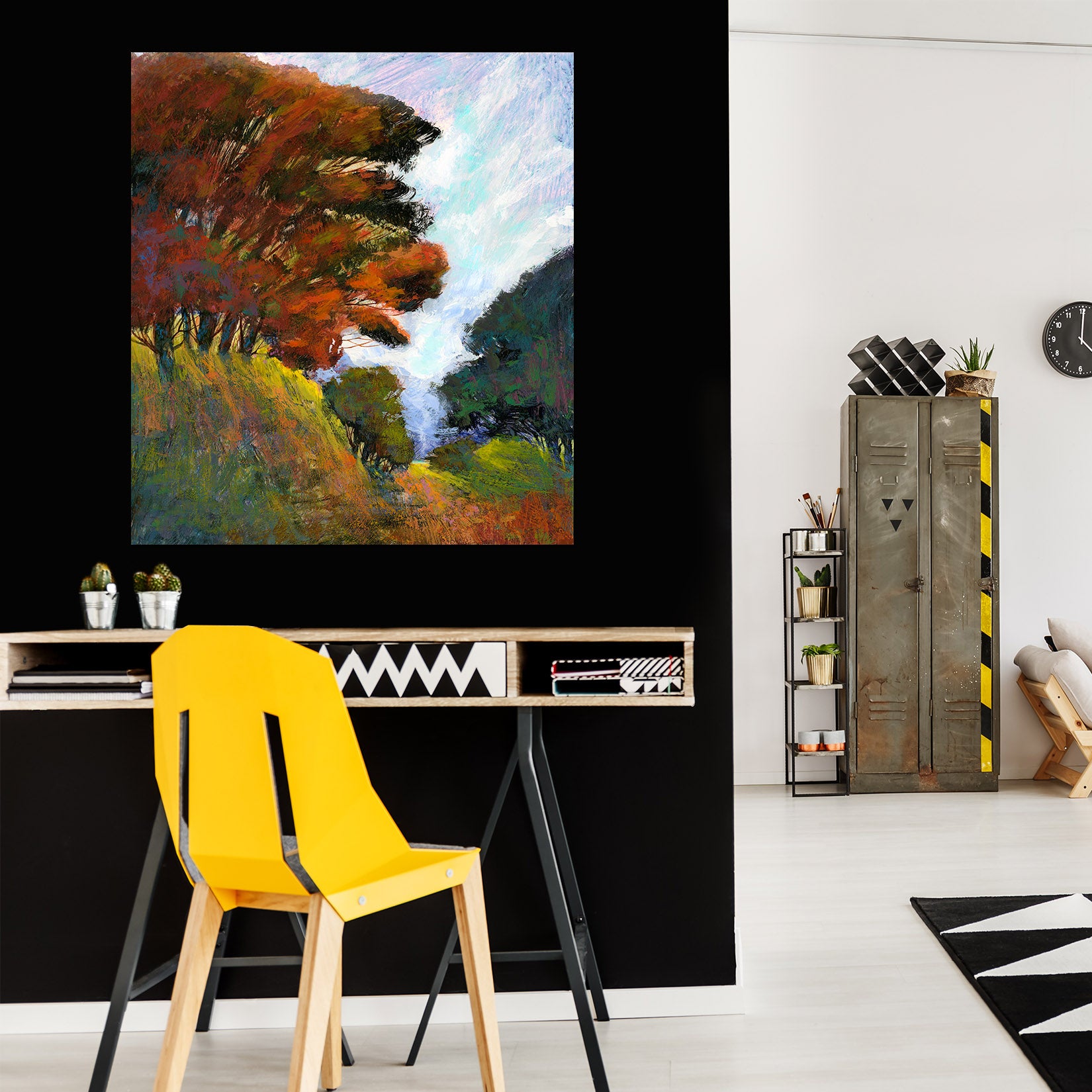 3D Red Maple Leaf 050 Michael Tienhaara Wall Sticker