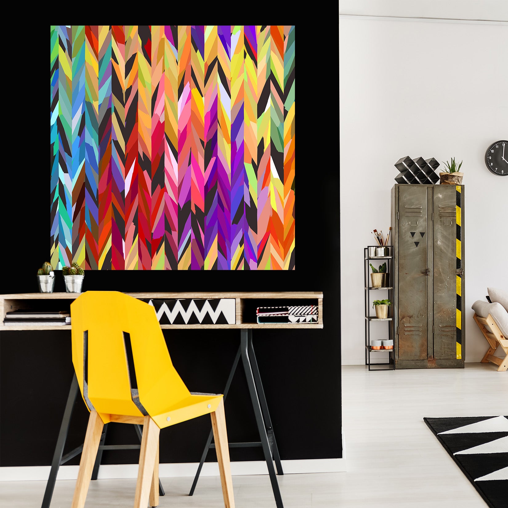 3D Color Origami 002 Shandra Smith Wall Sticker