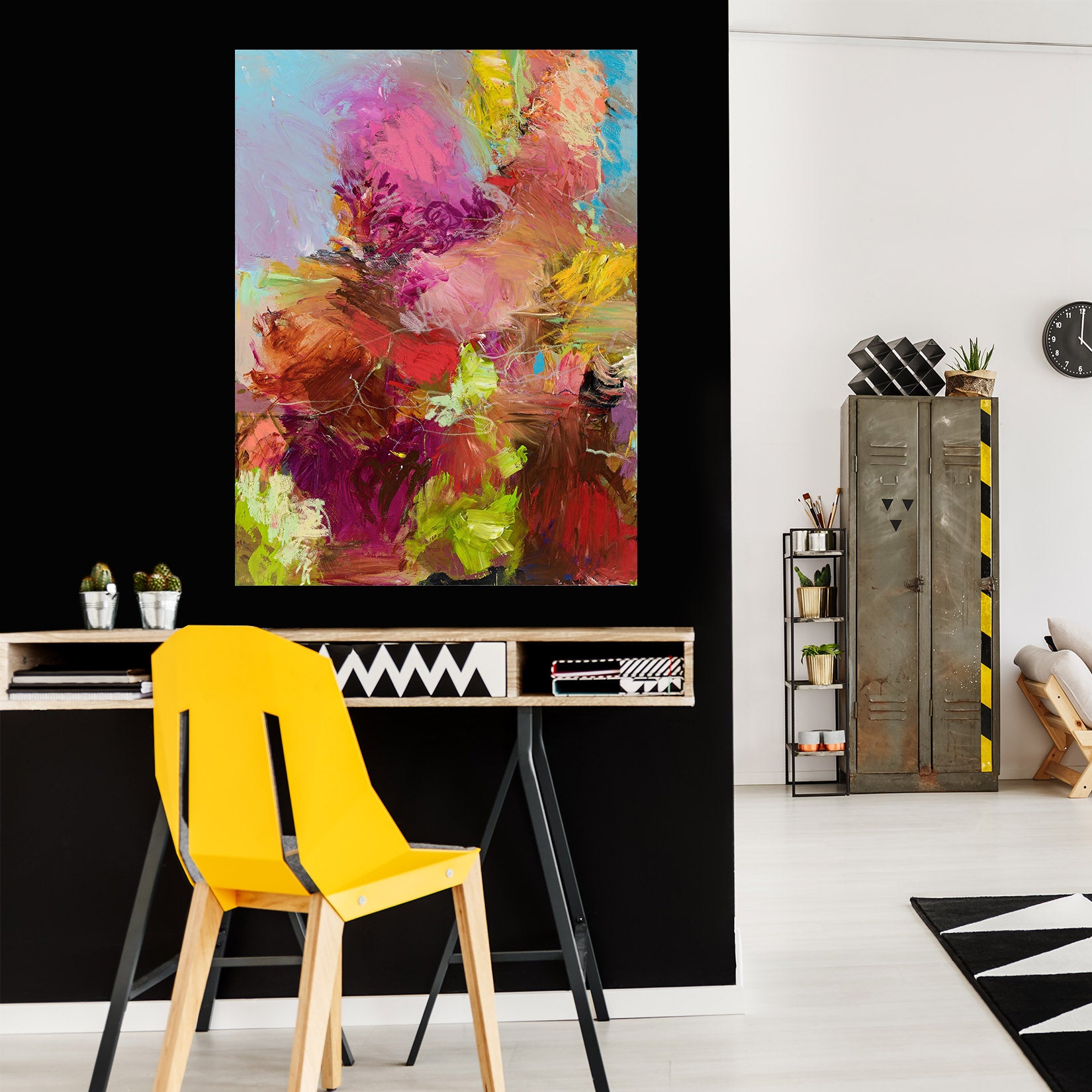 3D Color Smoke 031 Allan P. Friedlander Wall Sticker