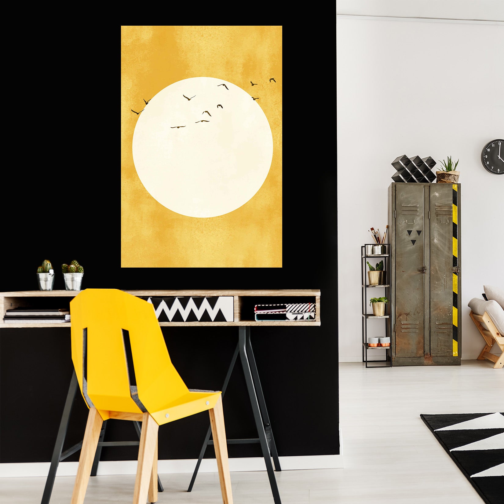 3D Flying Bird 034 Boris Draschoff Wall Sticker