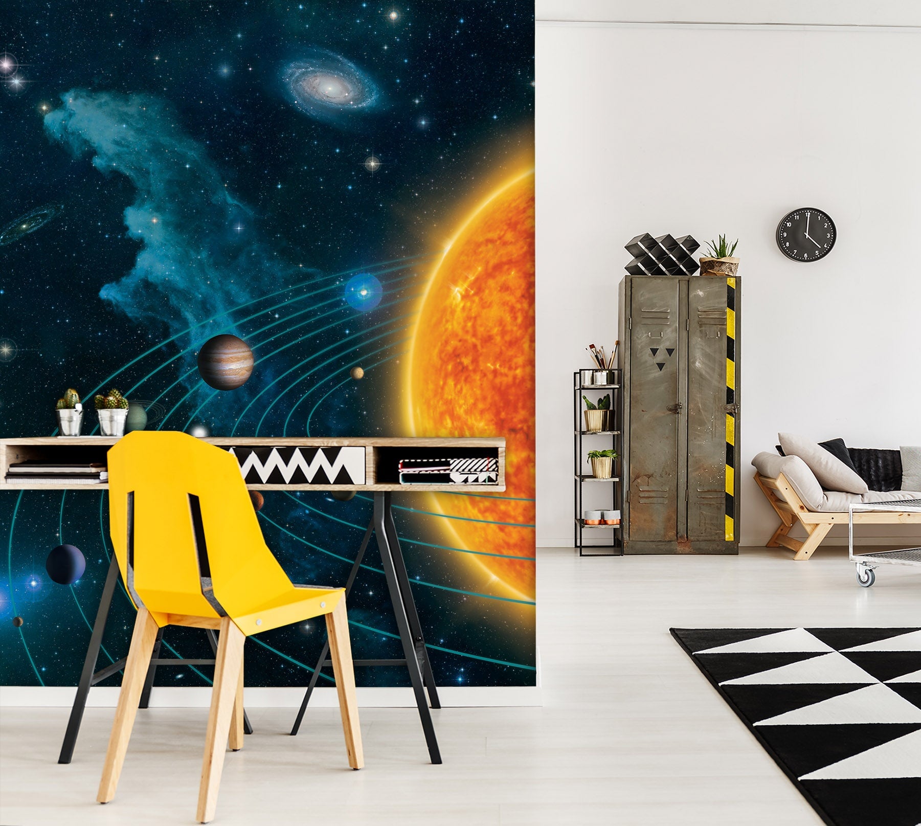 3D Solar System 1552 Wall Murals Exclusive Designer Vincent Wallpaper AJ Wallpaper 