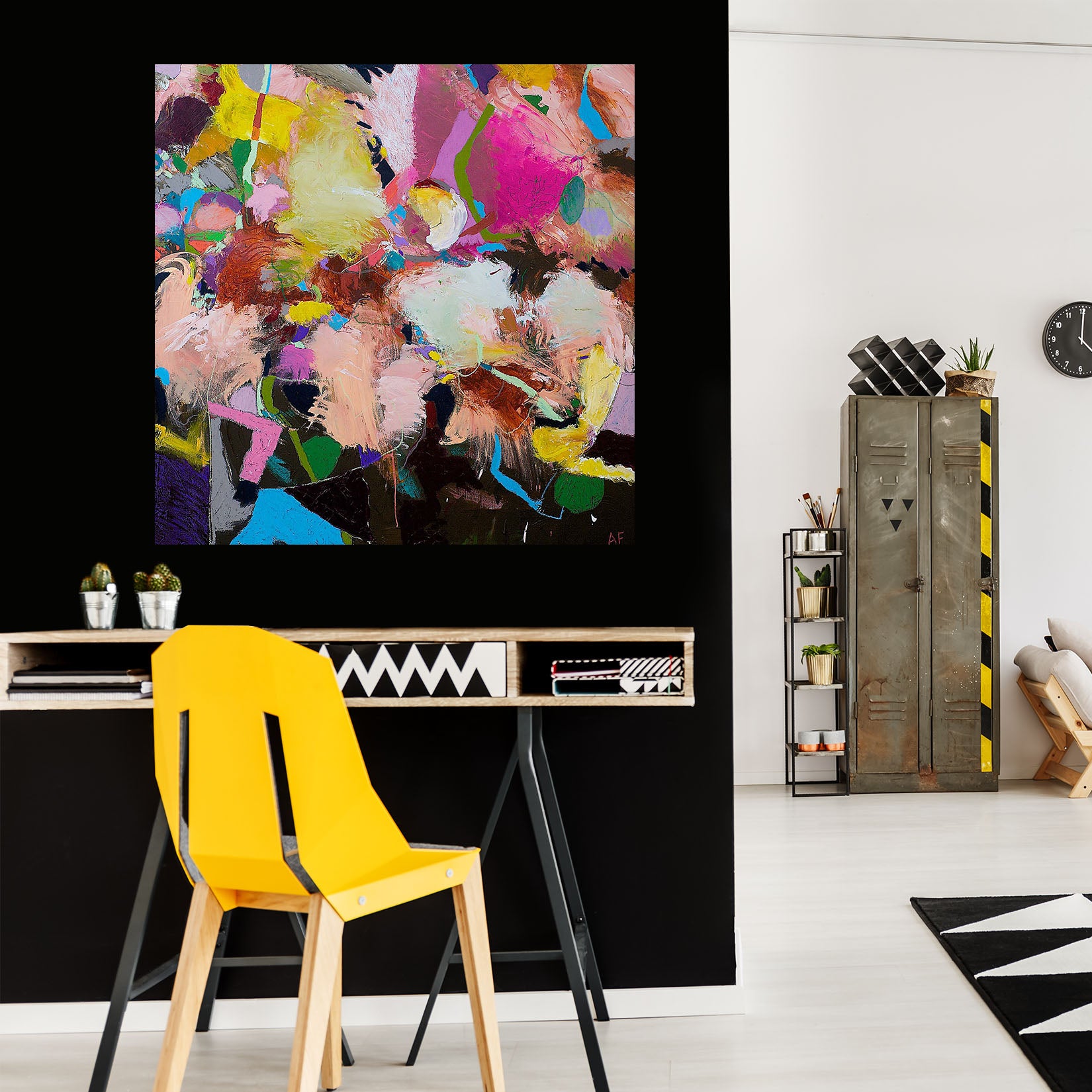 3D Color Graffiti 179 Allan P. Friedlander Wall Sticker