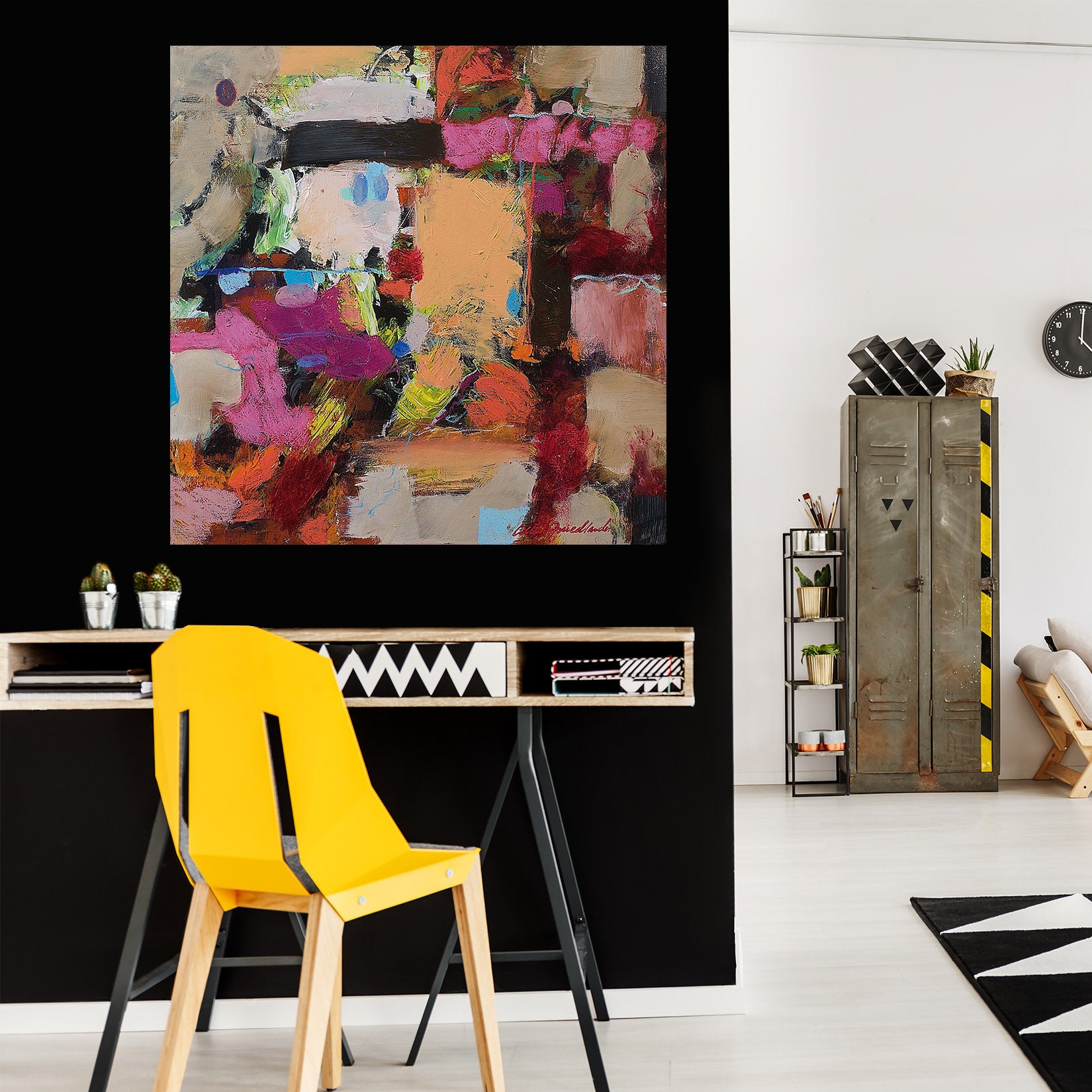 3D Color Graffiti 147 Allan P. Friedlander Wall Sticker