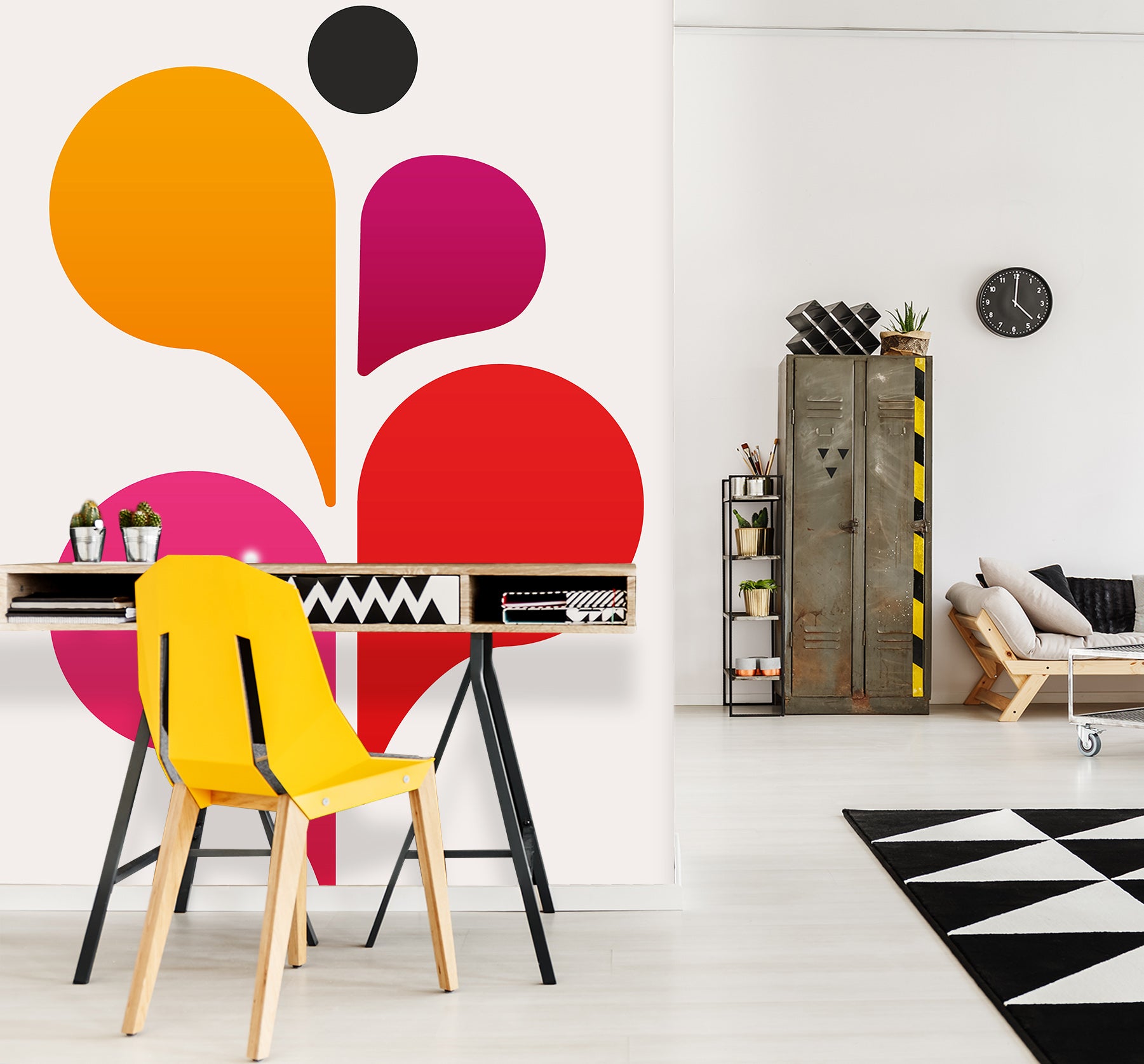 3D Color Pattern 1403 Boris Draschoff Wall Mural Wall Murals