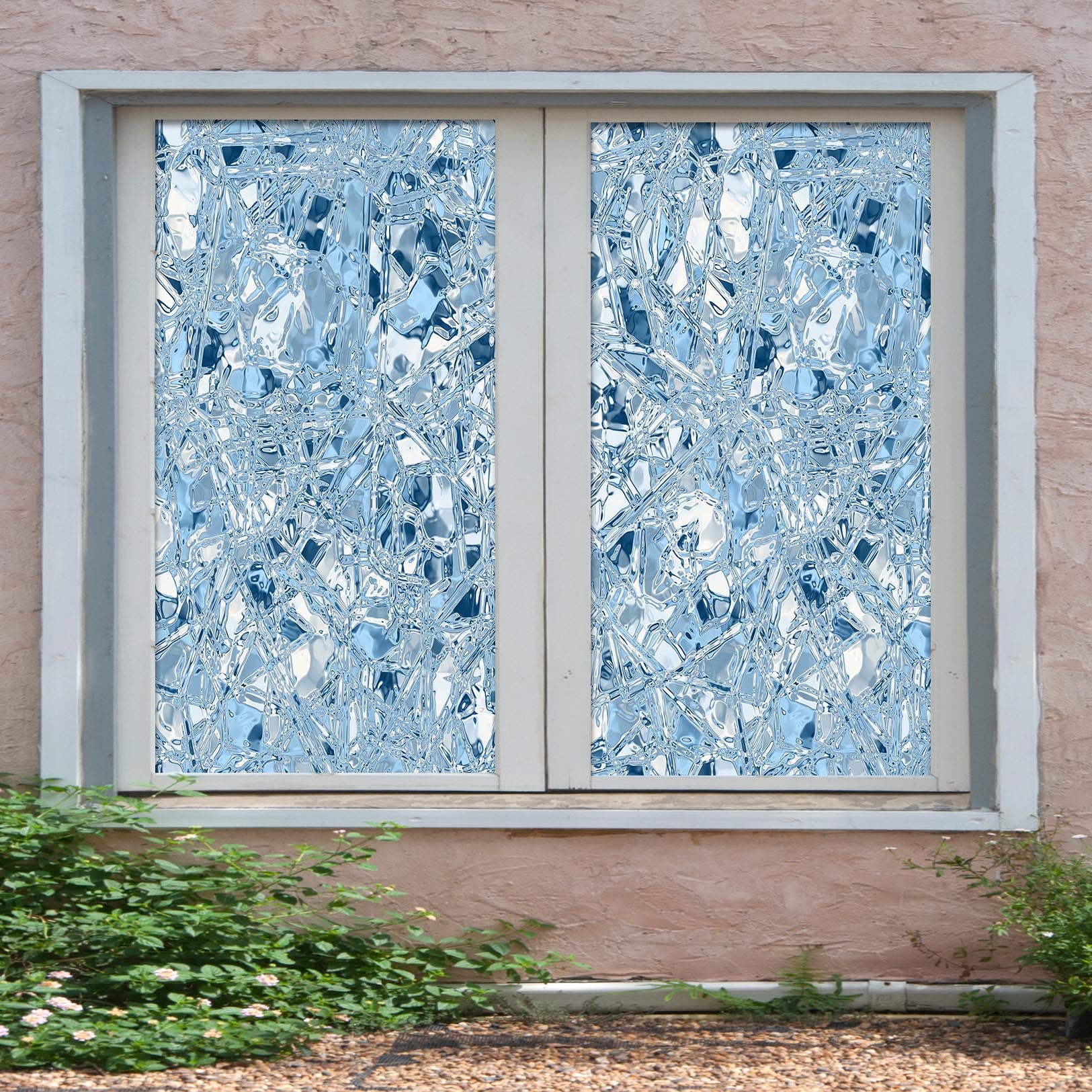 3D Beautiful Debris 318 Window Film Print Sticker Cling Stained Glass UV Block