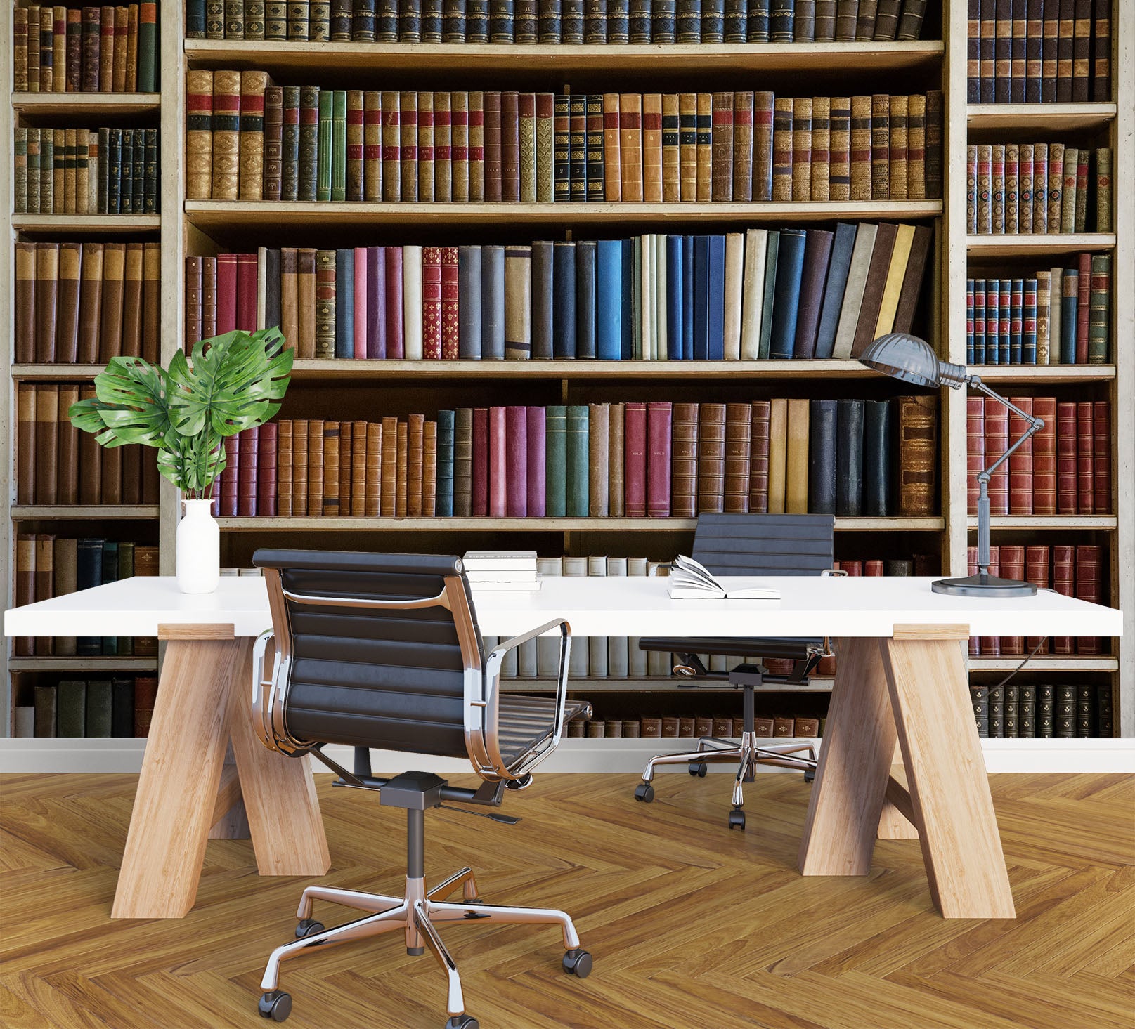 3D Bookshelf Masterpieces 1112 Wall Murals