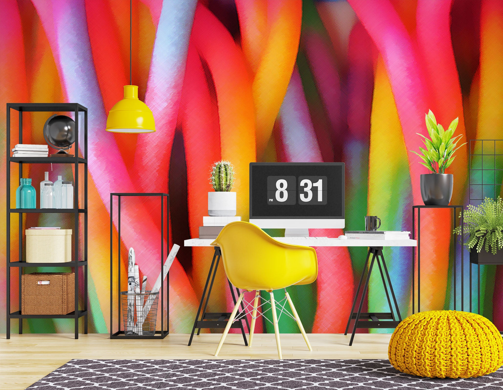 3D Color Bars 71076 Shandra Smith Wall Mural Wall Murals