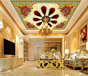 Showy Flower Patterns Wallpaper AJ Wallpaper 