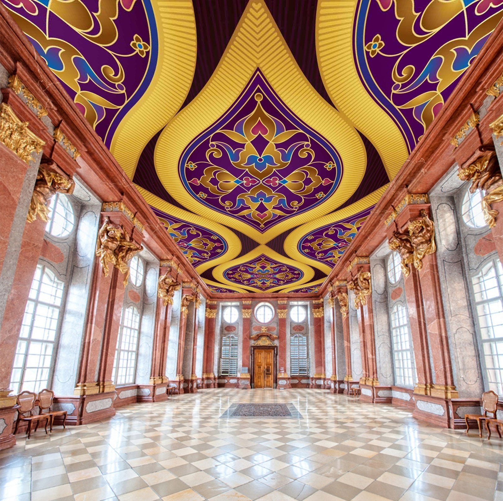 Unique Shape Patterns Wallpaper AJ Wallpaper 