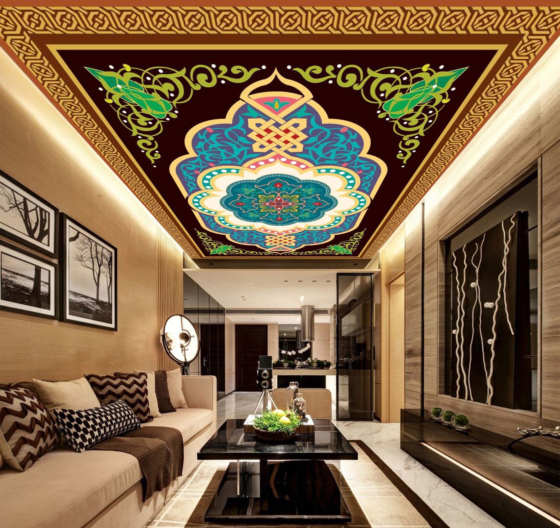 Bright Retro Patterns Wallpaper AJ Wallpaper 