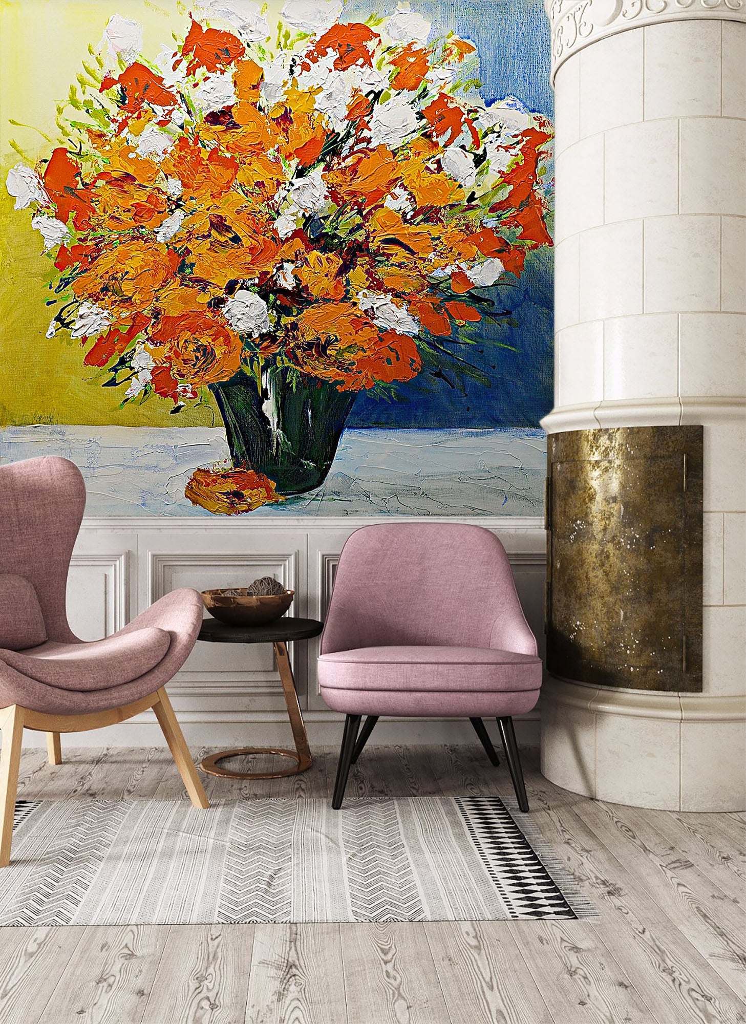 3D Happy Mood 121 Allan P. Friedlander Wall Mural Wall Murals