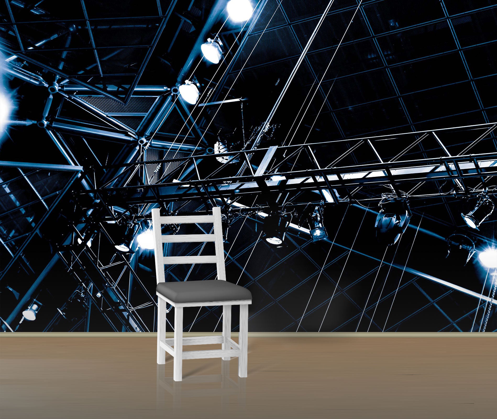 3D Dark City 103 Noirblanc777 Wall Mural Wall Murals